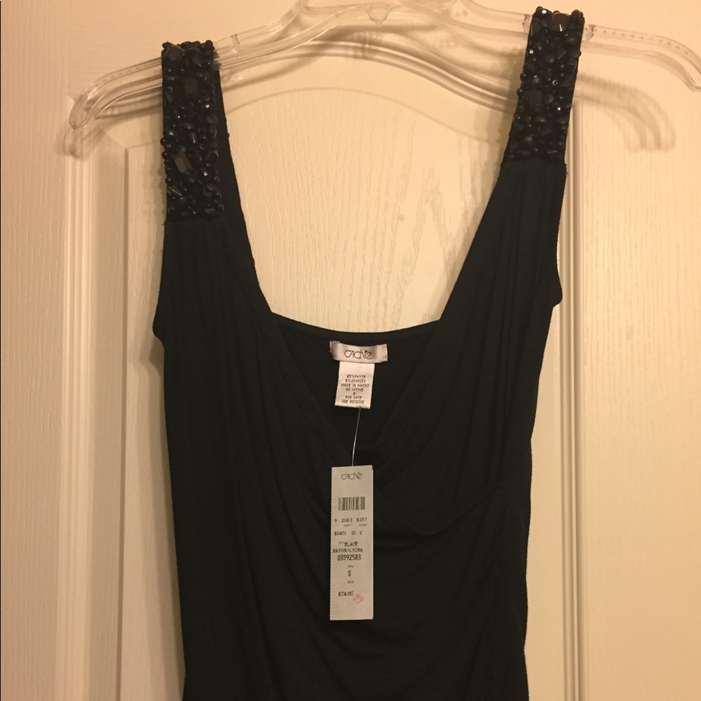 Cache beaded strap top